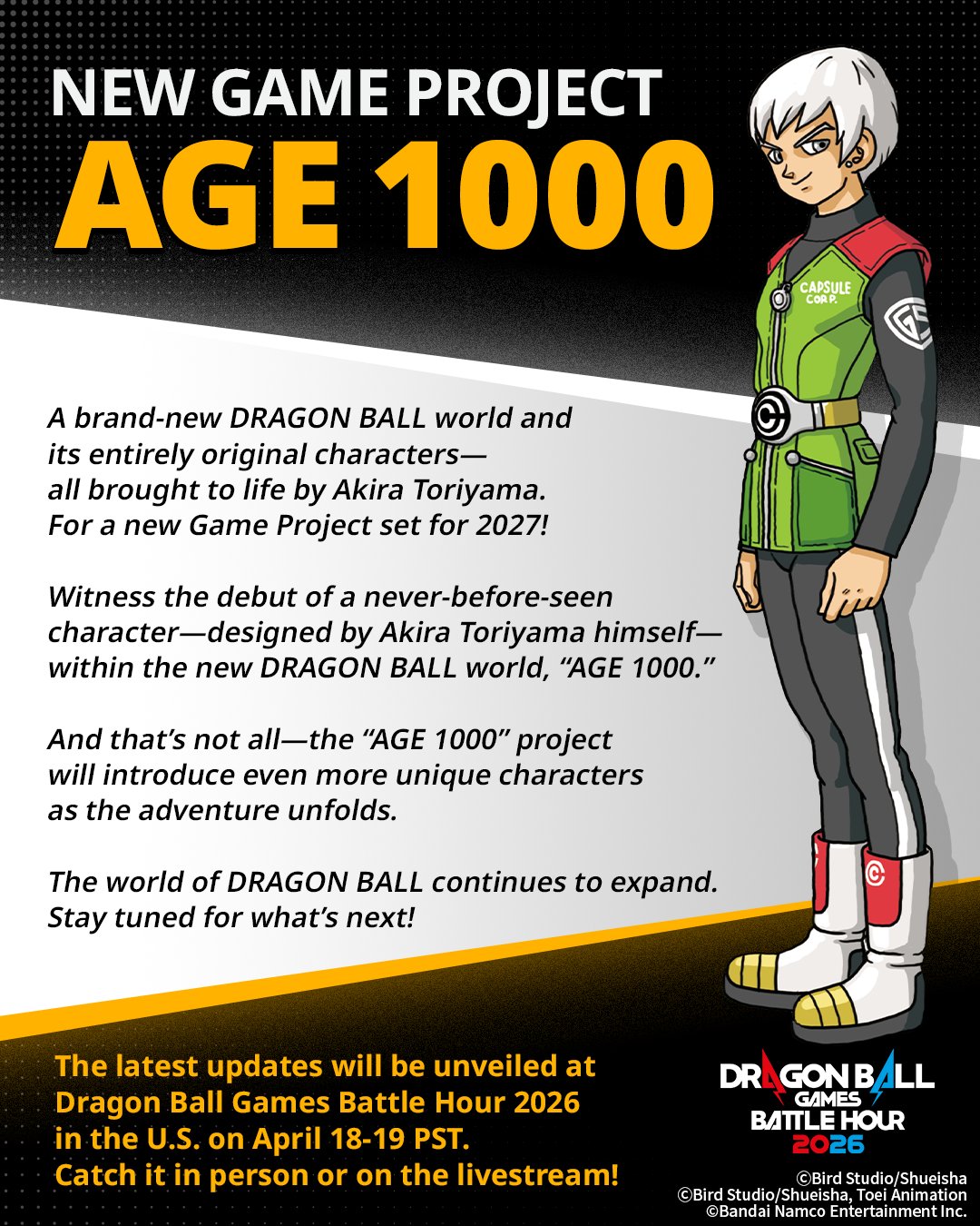Dragon Ball New Game AGE 1000 Details