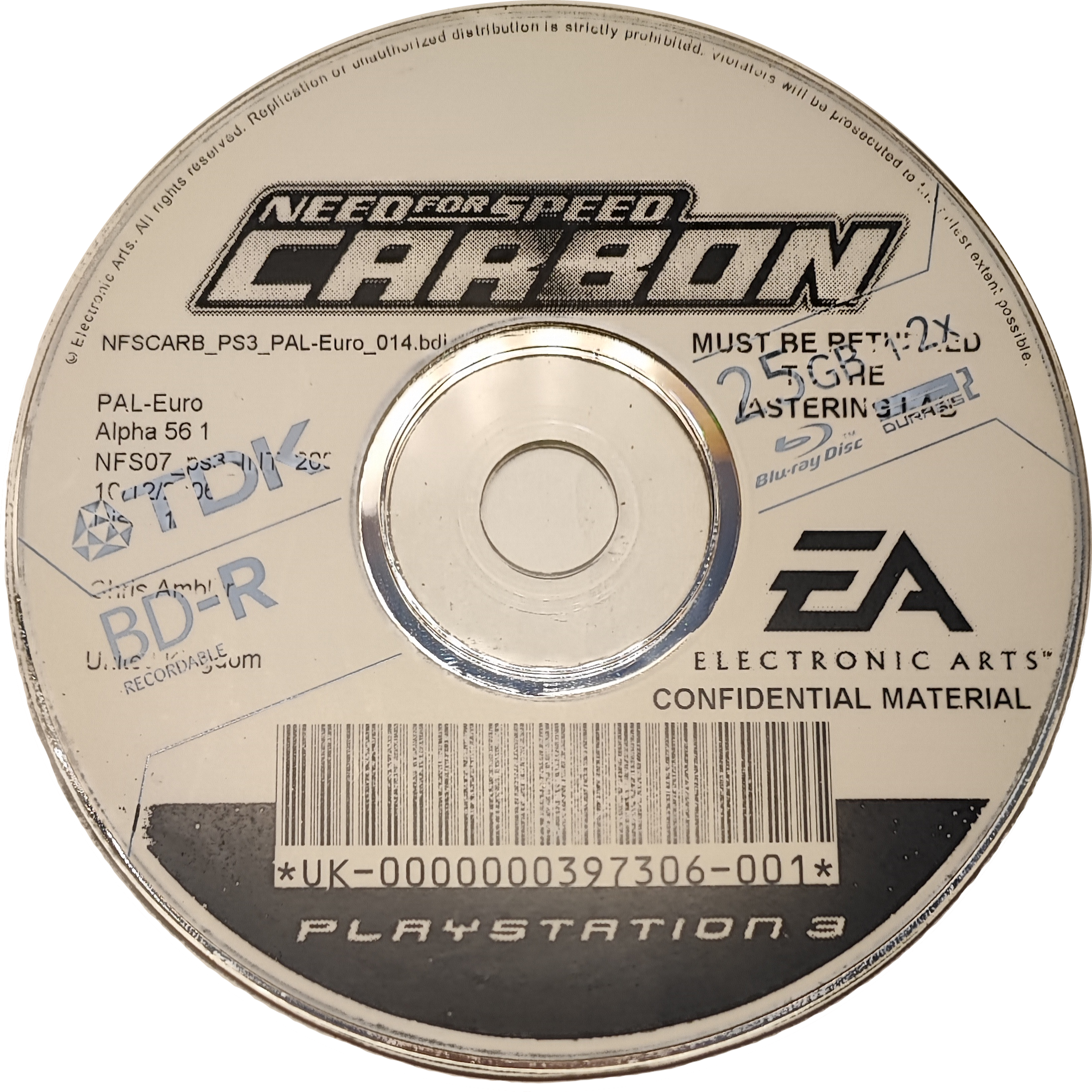 Need for Speed: Carbon PS3 Prototype